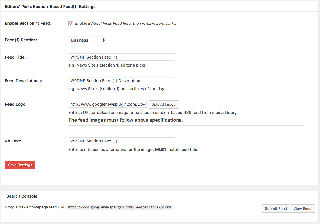 Admin Dashboard Settings Page Bottom