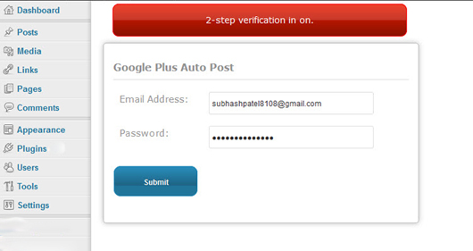 Second step validation because auto poster in wordpress.