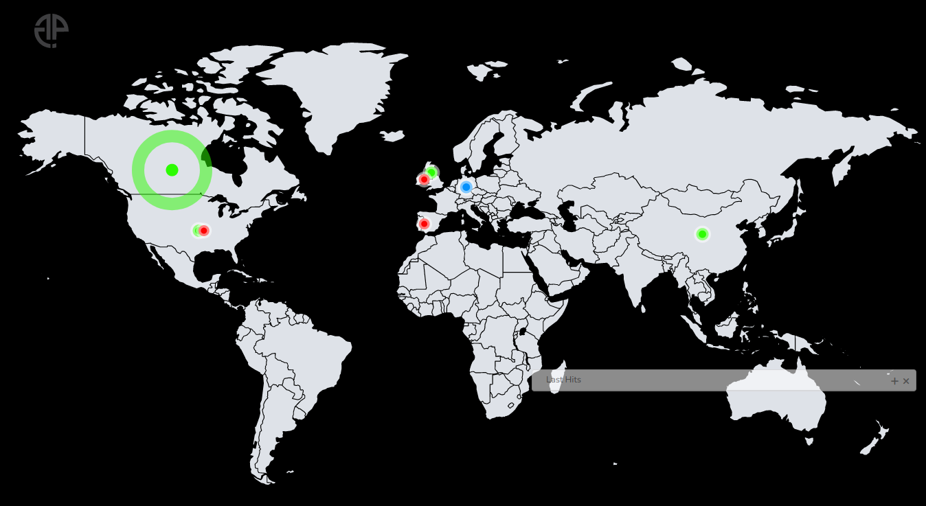 Website Cyber Security World Map