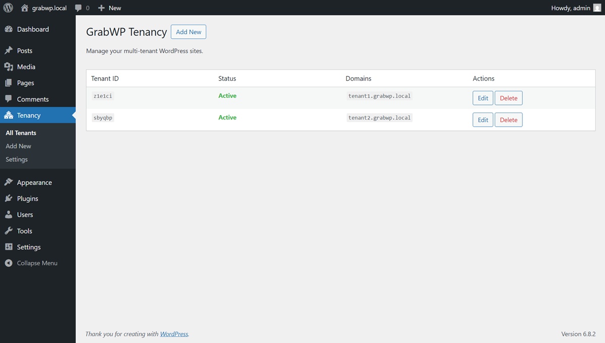 Support multiple domains per tenant