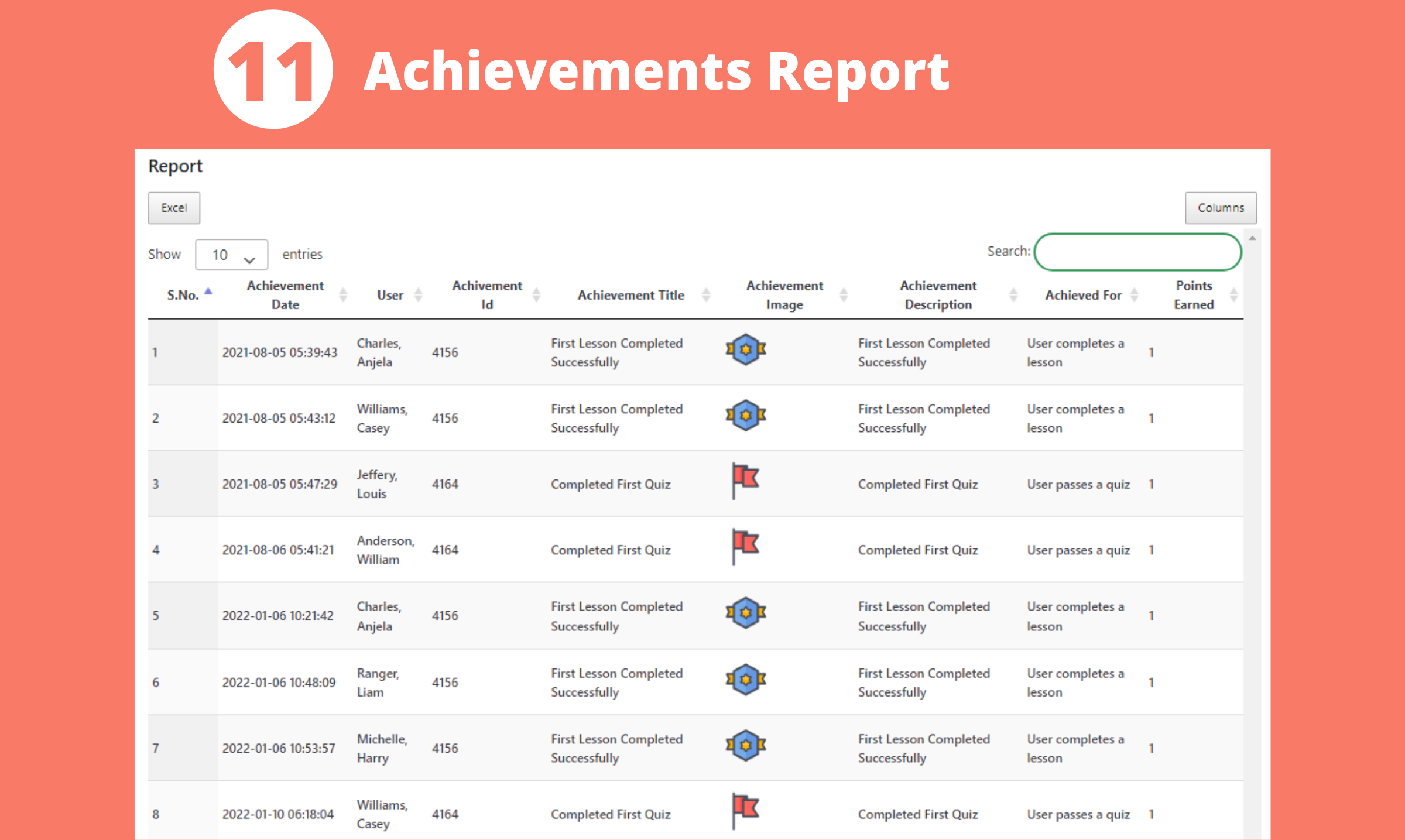 xAPI Video Content on Sensei LMS lesson page
