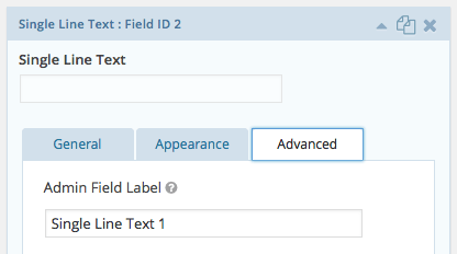 Use the admin field labels to associate the data with the form fields.