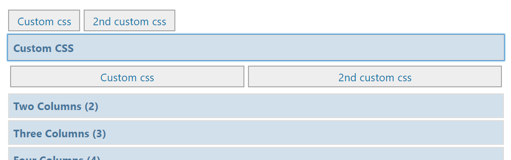 Add custom css
