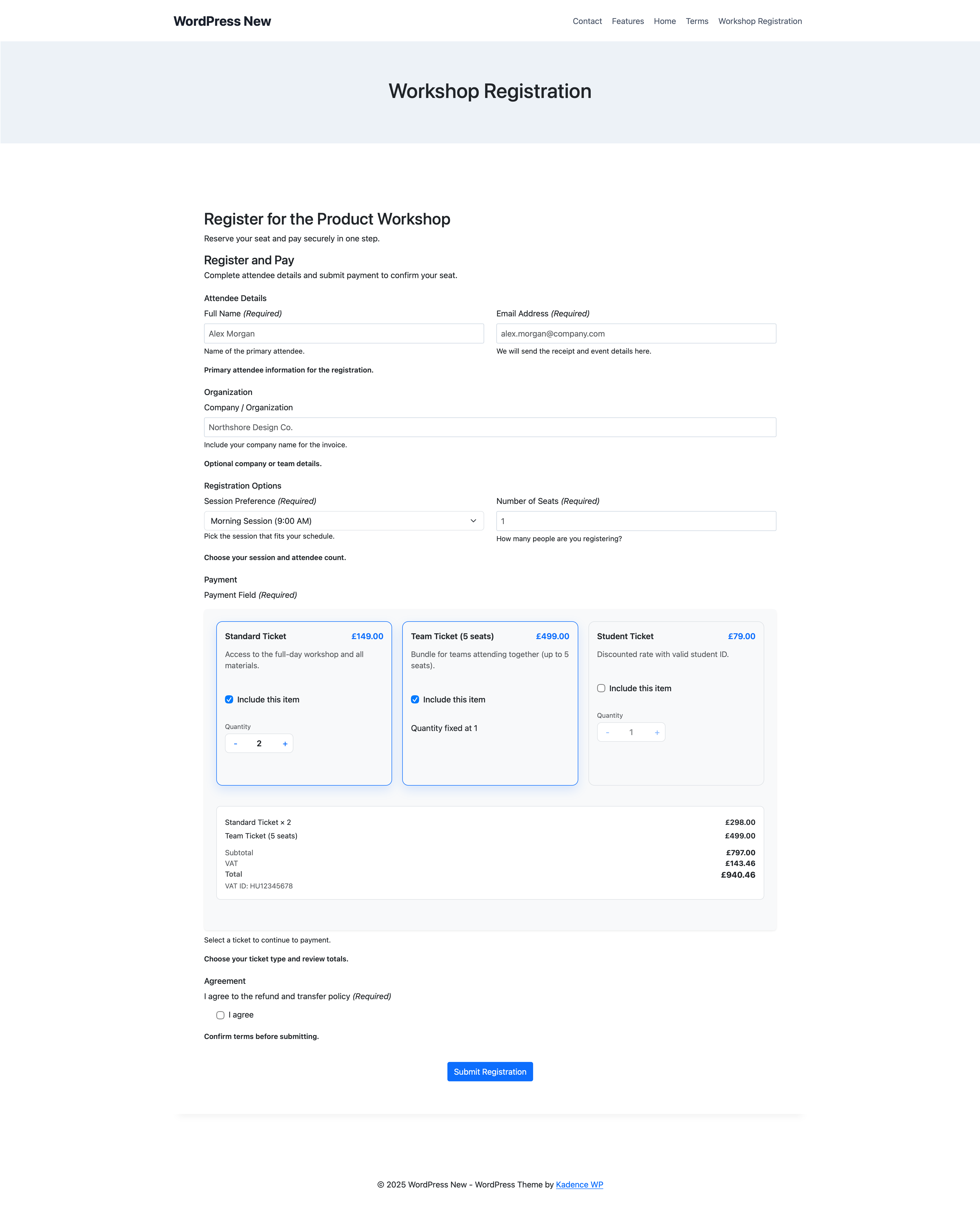 Checkbox field edit view with multi-column layout preview
