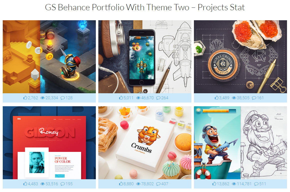 GS Behance Portfolio With Theme 03 - Hover