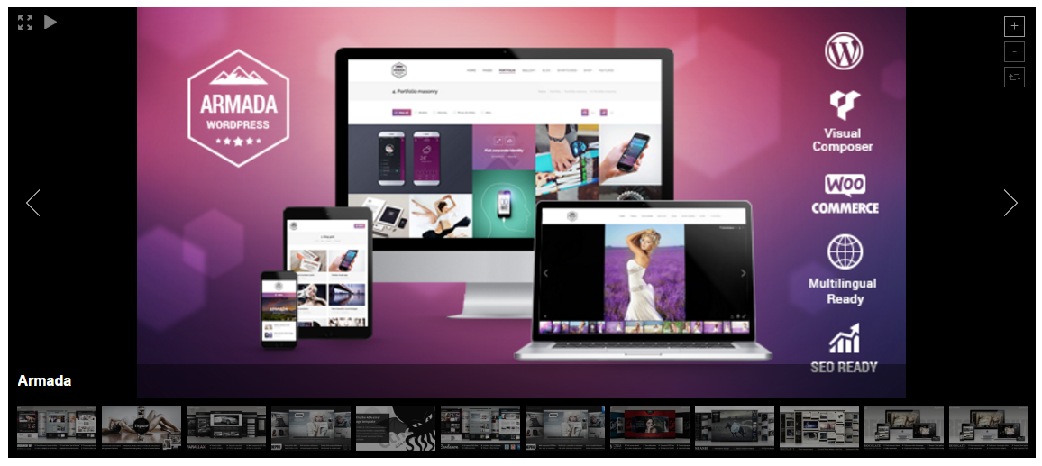 GS Envato Portfolio output by <strong>THEME 02 : GRID LINKED</strong> after adding shortcode [gs_envato userid="themeum" market="themeforest" theme="gs_envato_theme2" cols="4" count="12"]