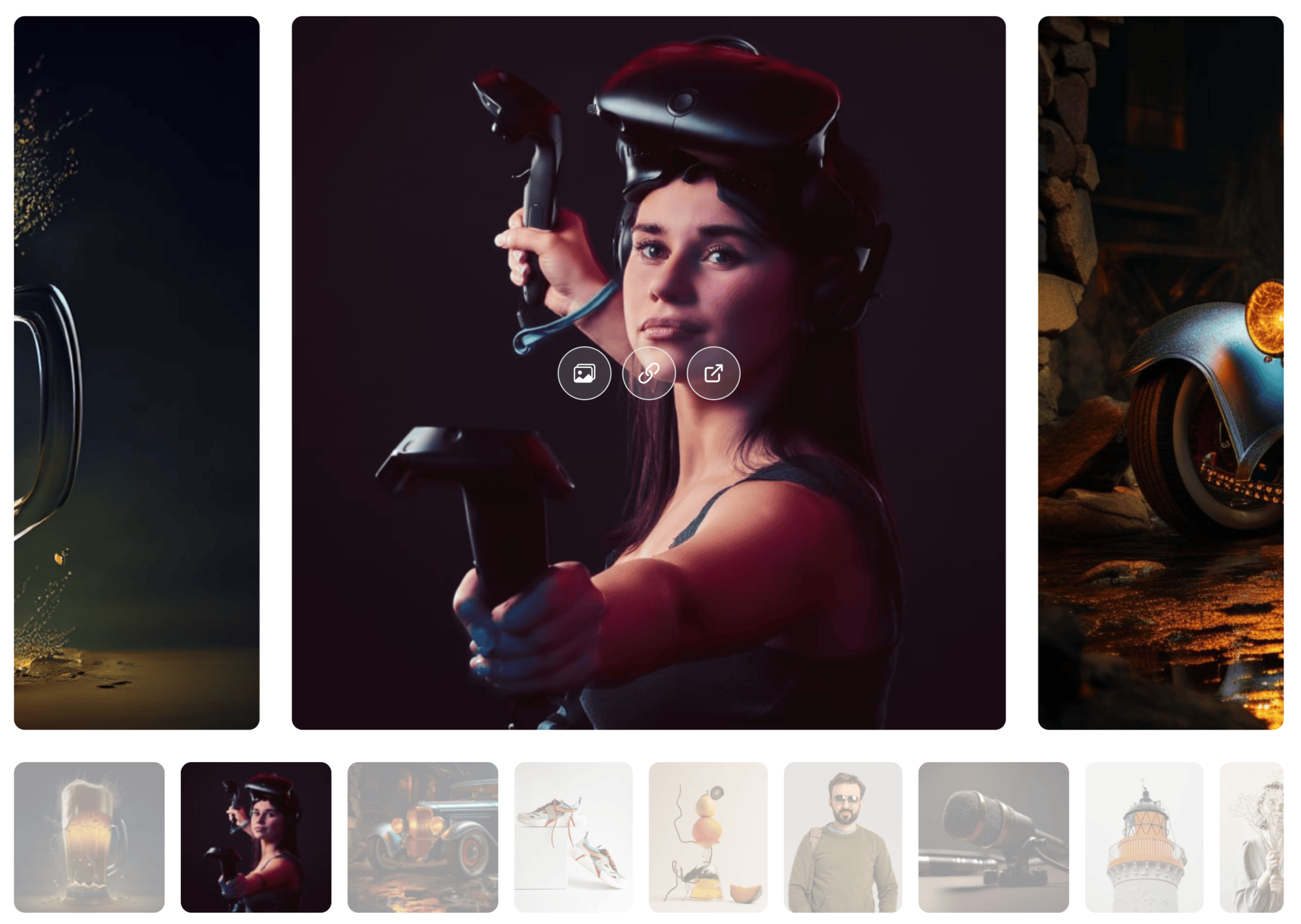 GS Portfolio output on pages/post after adding shortcode [gs_portfolio hover_effect="effect-zoe" popup_effect="mfp-zoom-out"] At Pro version 5 different hover & popup effects available.