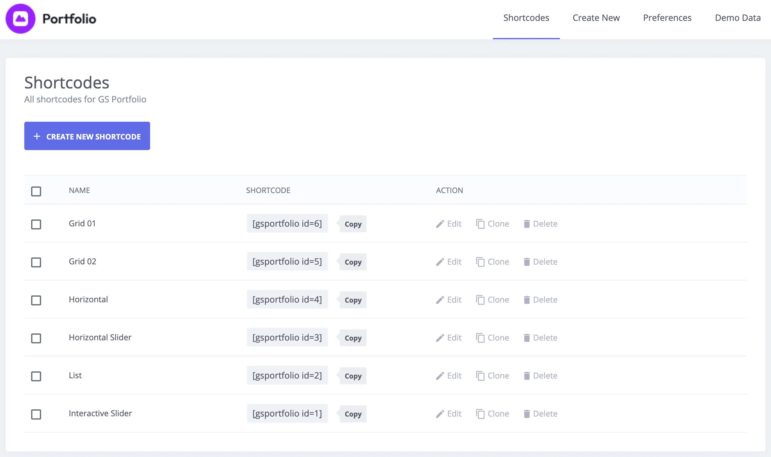 GS Portfolio's output on popup.