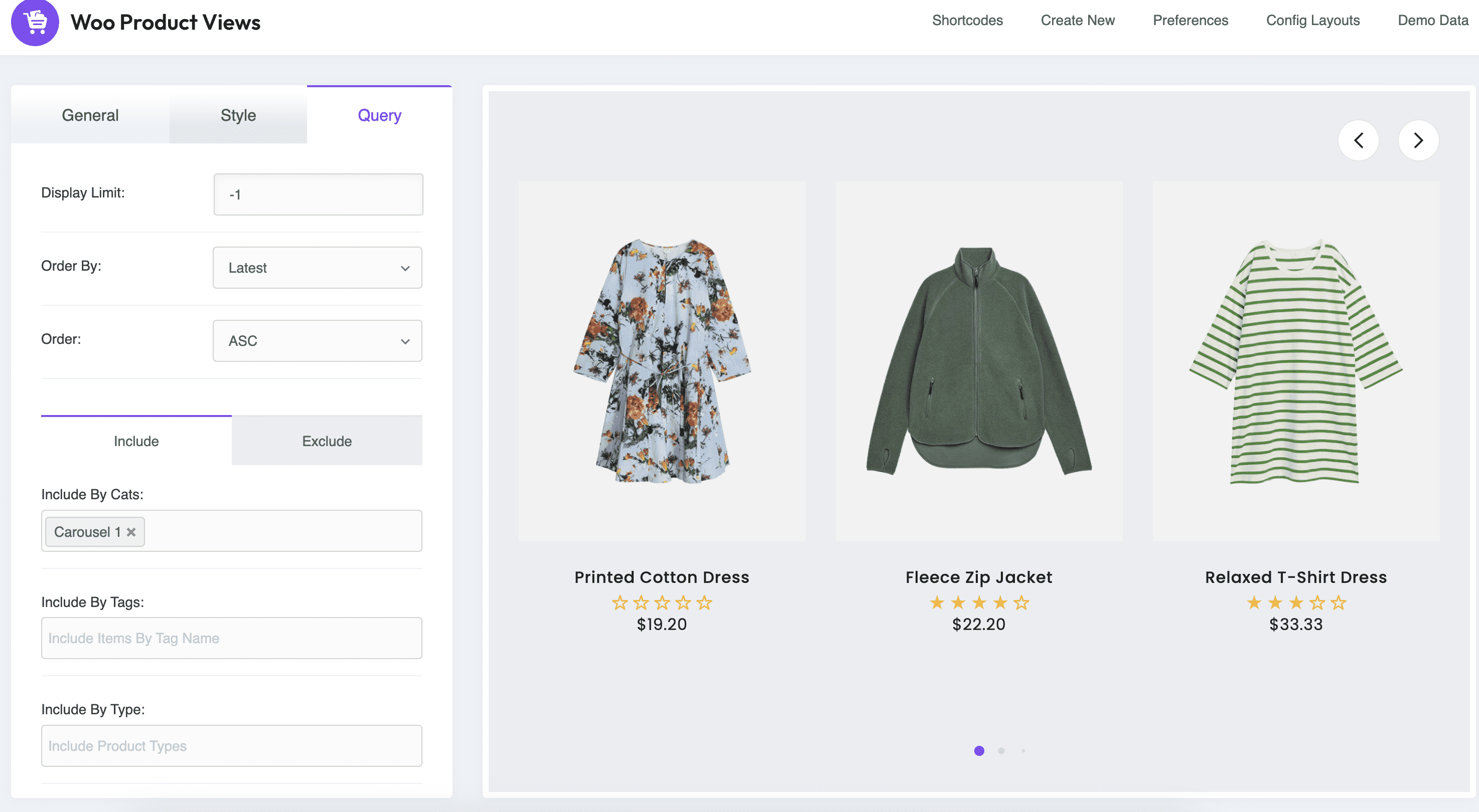 Product Slider with Countdown.