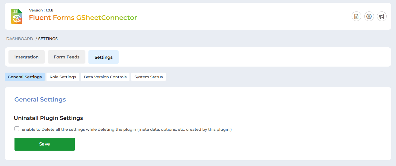 Fluent Form Database integration.