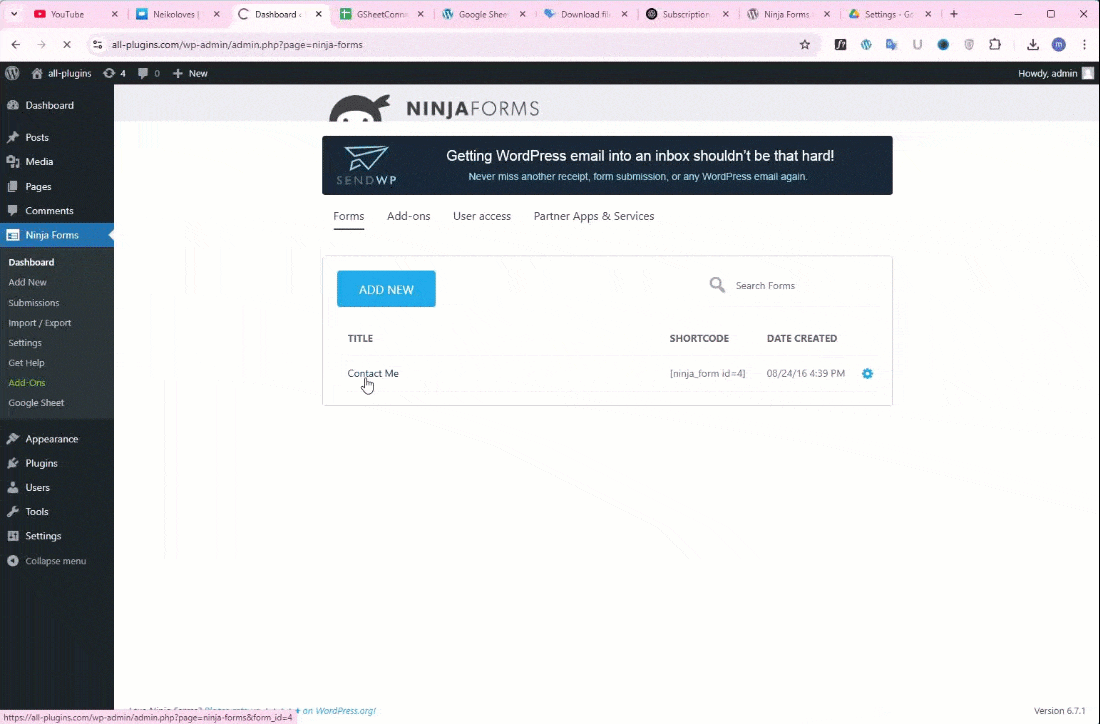 How to Enter Sheet Name and Tab Name is shown.