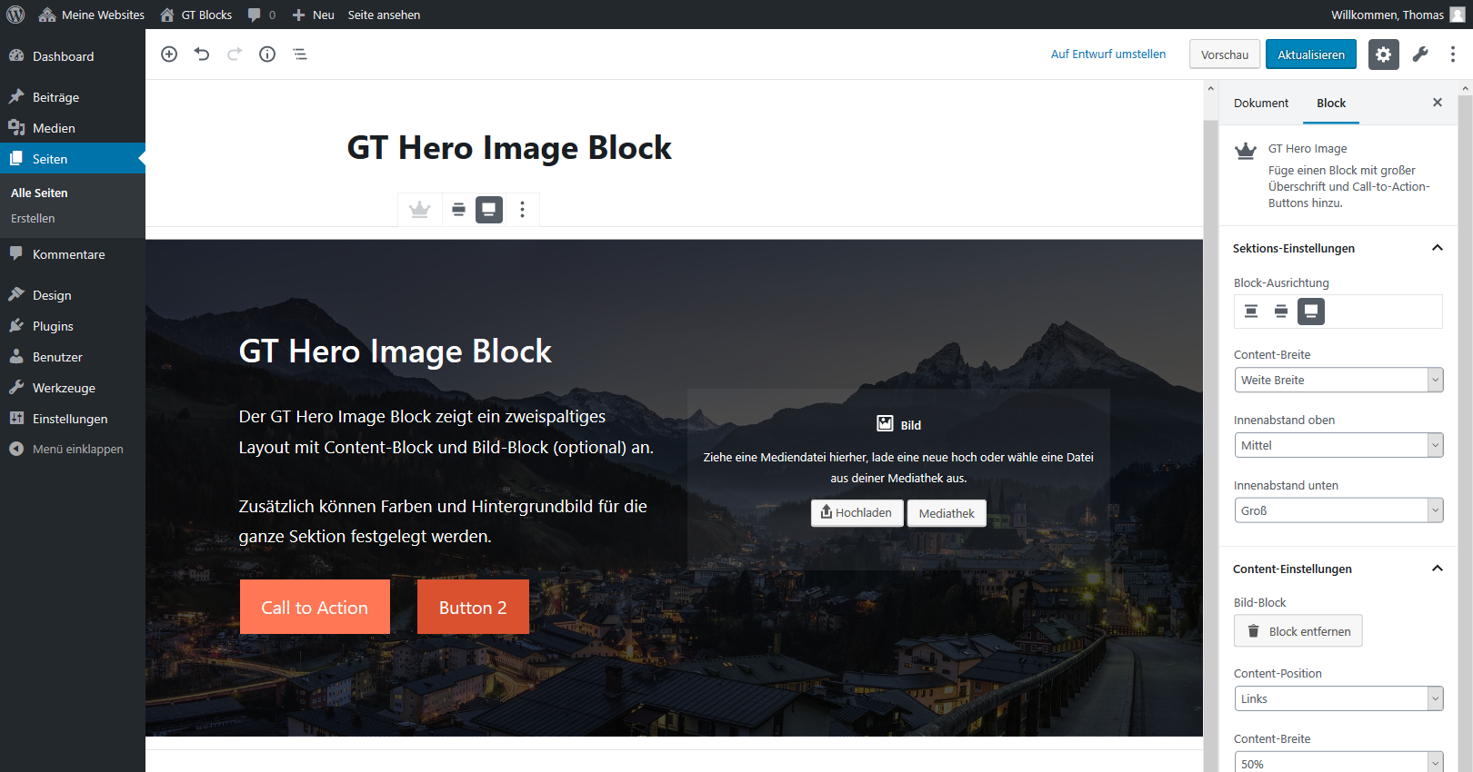 Hero Image Block