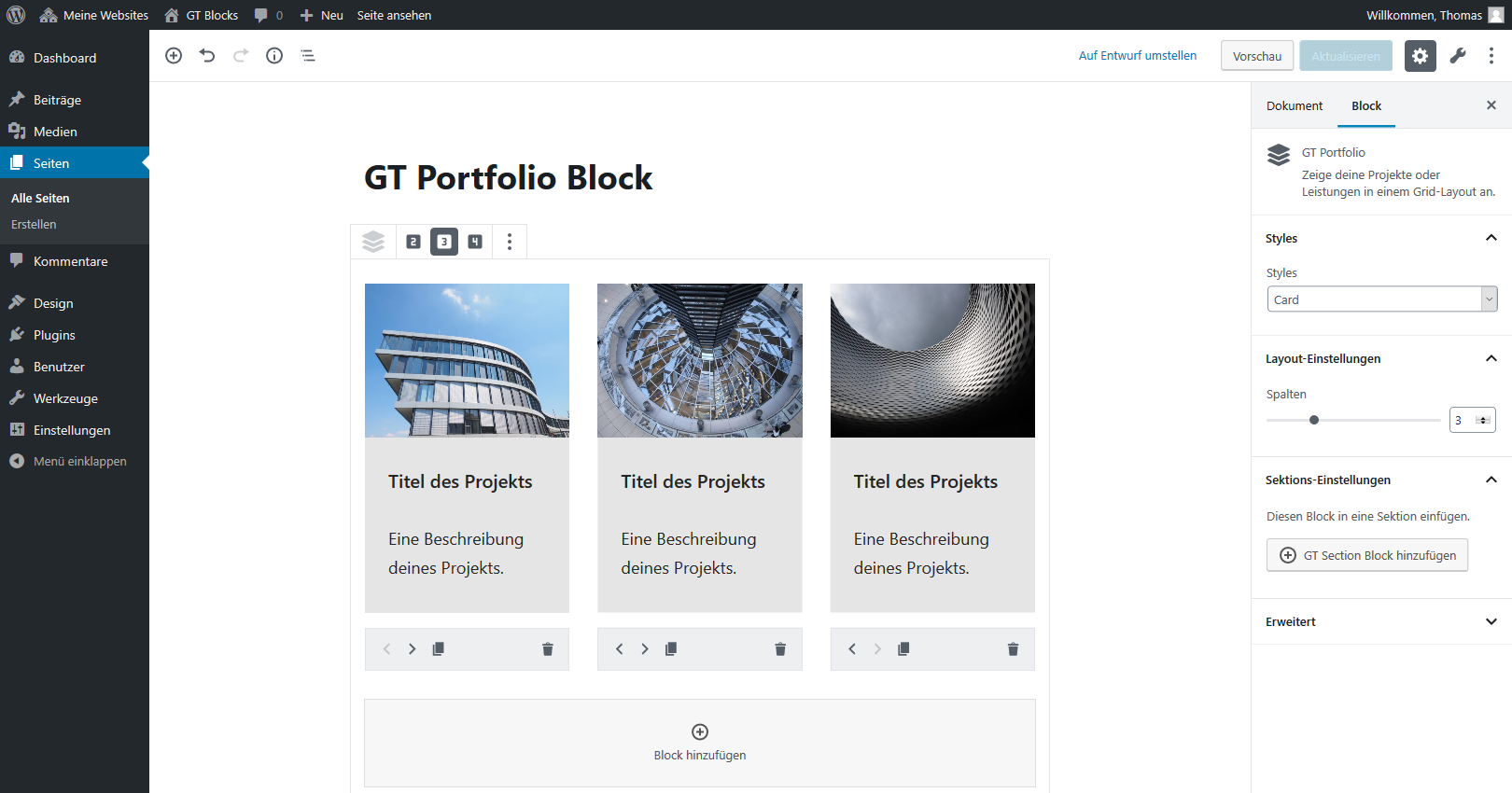 Portfolio Block