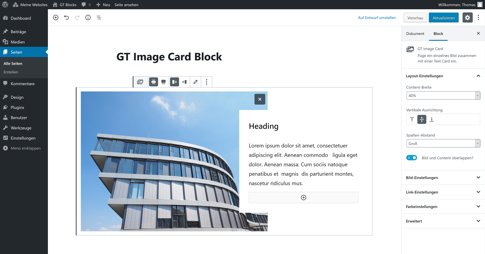 Image Card Block