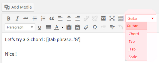 New button in editor