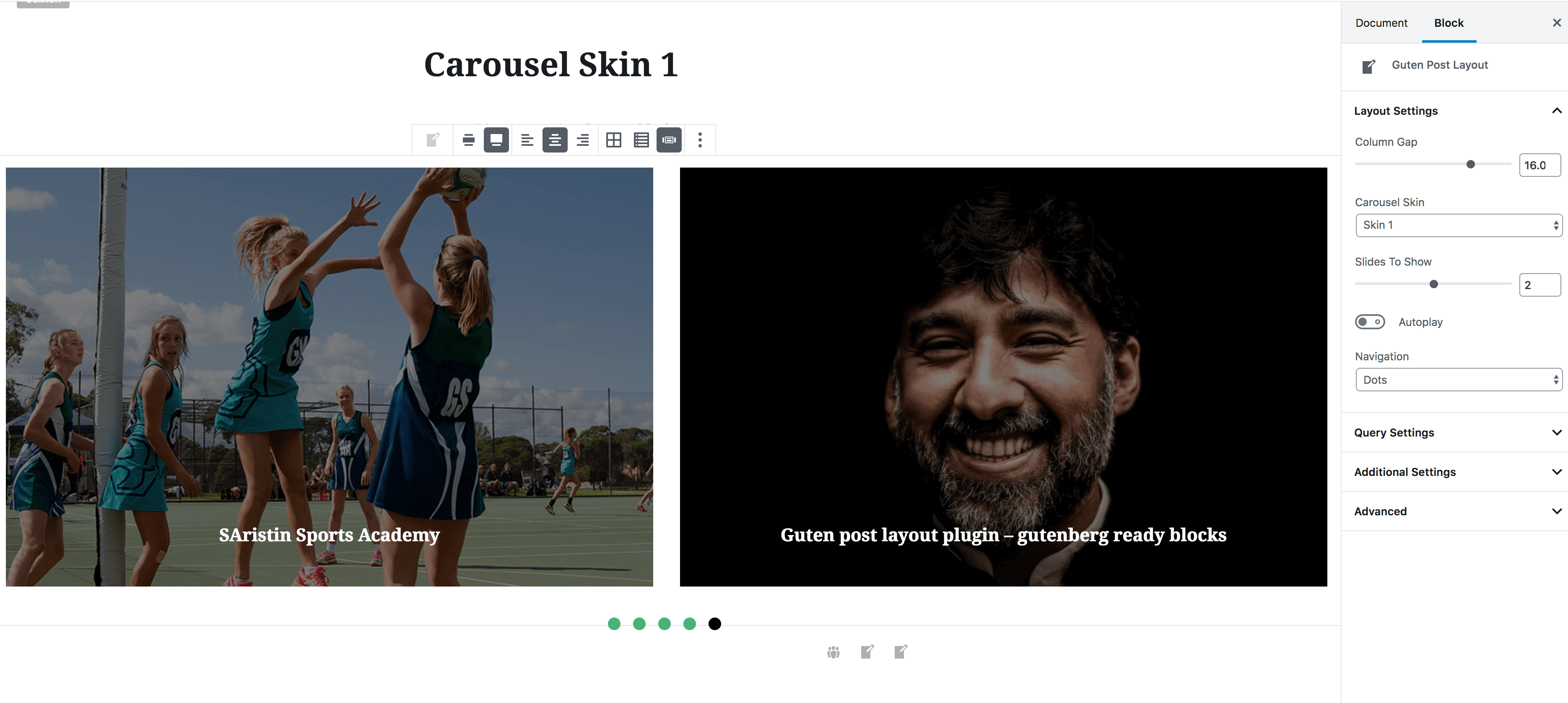 Carousel Skin 2 Example