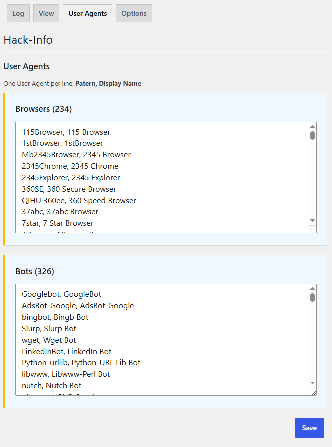 screenshot-6.png This is the "User-Agents" on settings page.