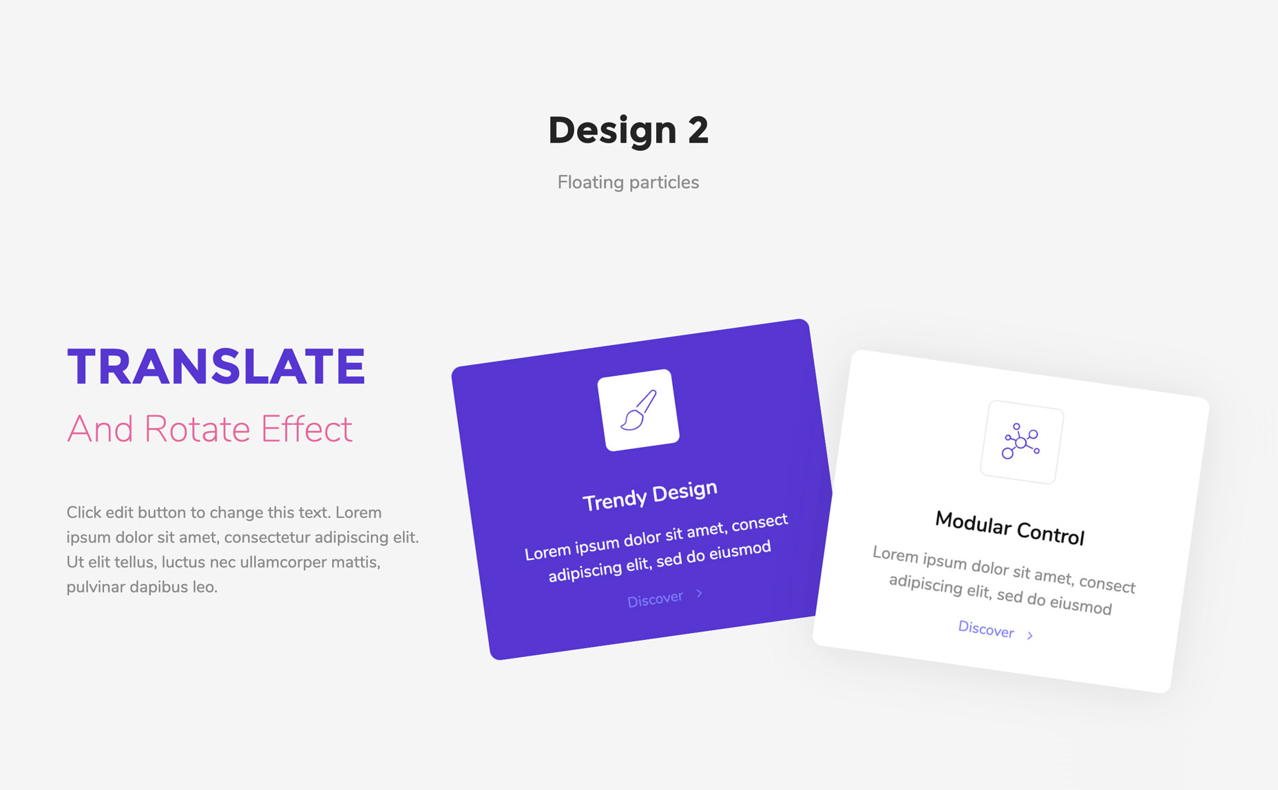 Icon box widget - capsule design