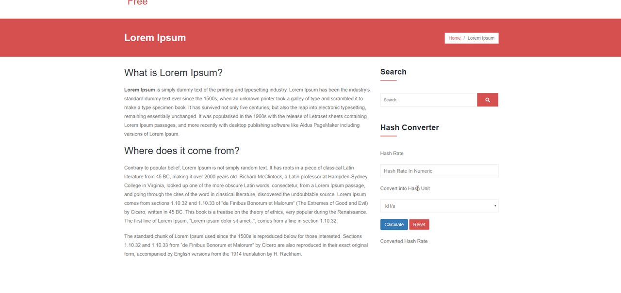 Sidebar View