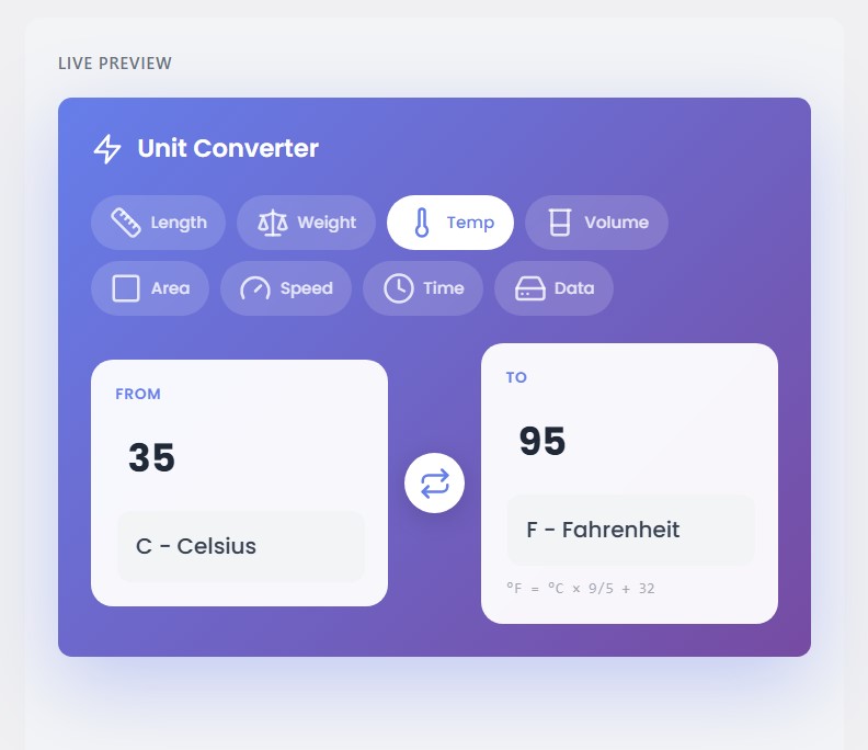 Gradient template - Colorful modern style