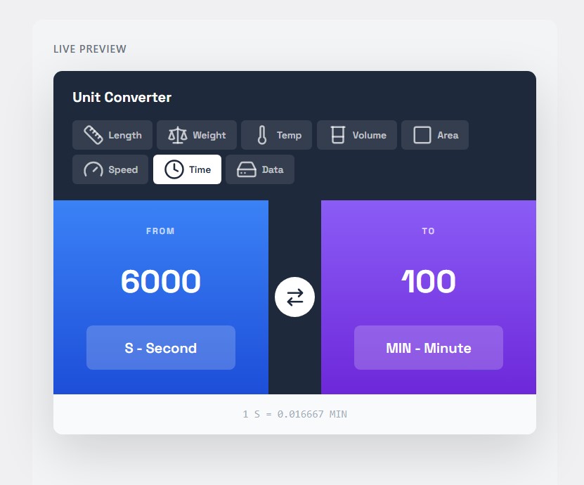 Split template - Two-column layout