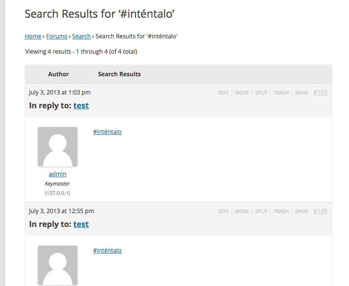 Forum Topic Hashtags