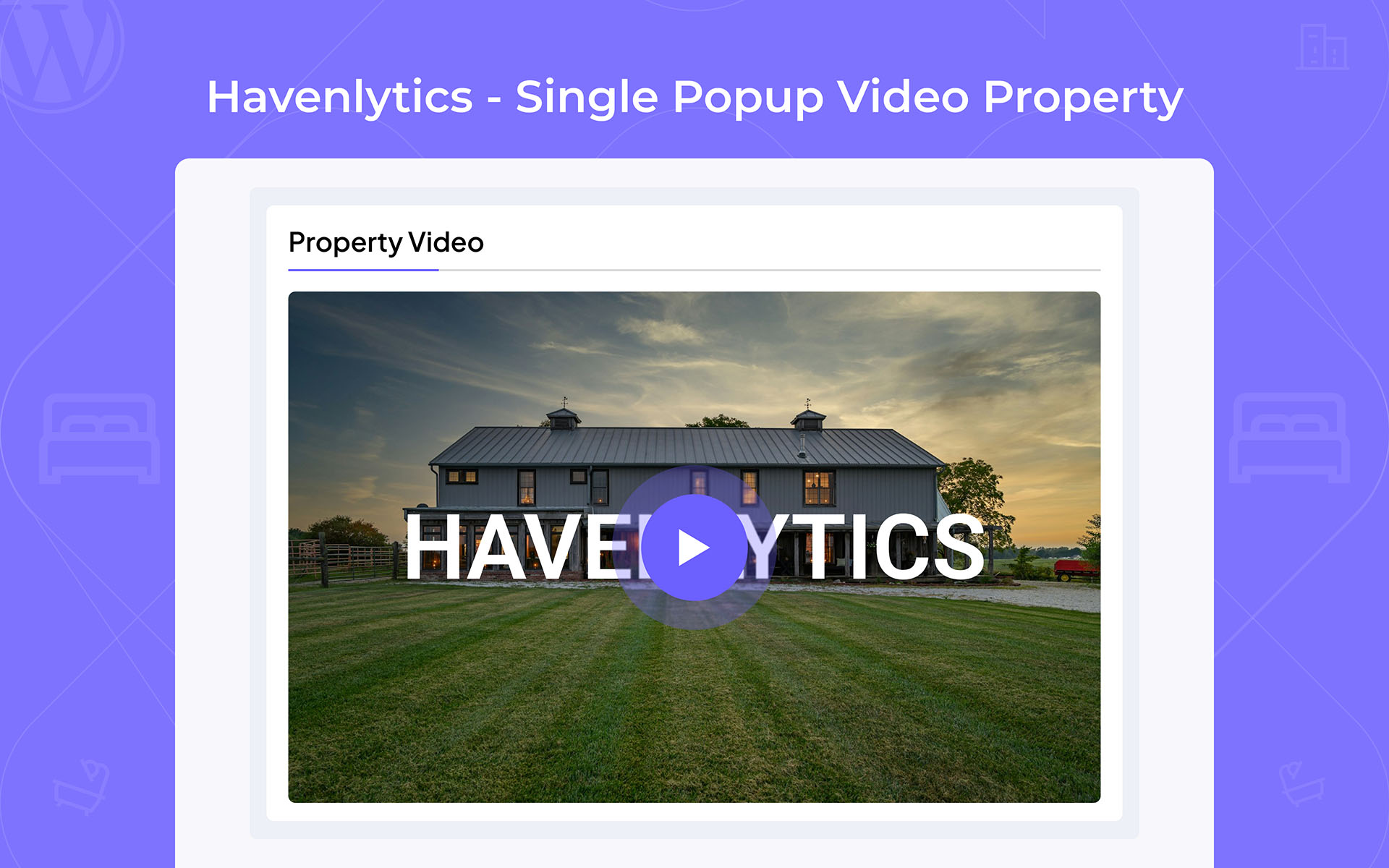 Single Property – Popup Video