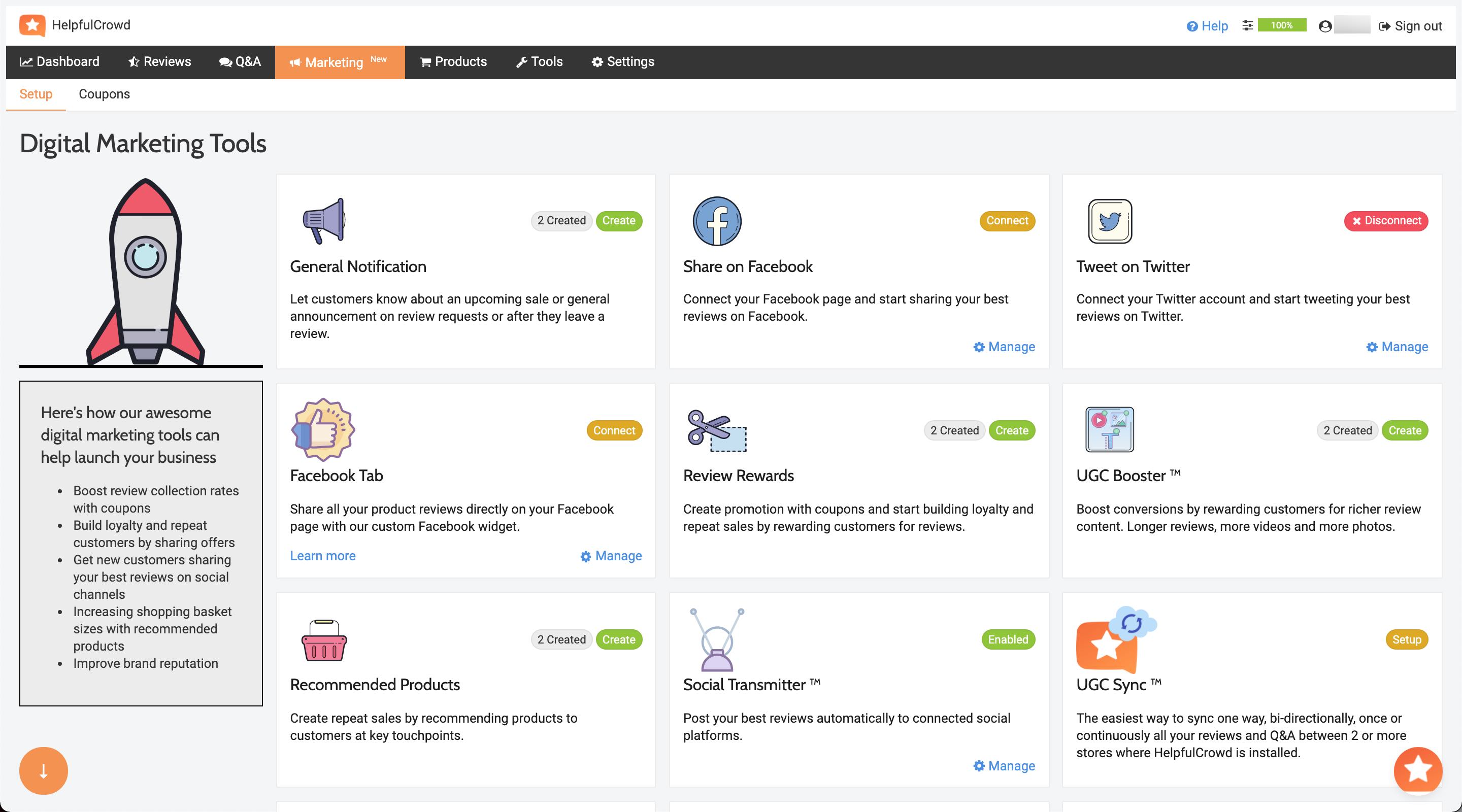 Leverage collection and reach of review content