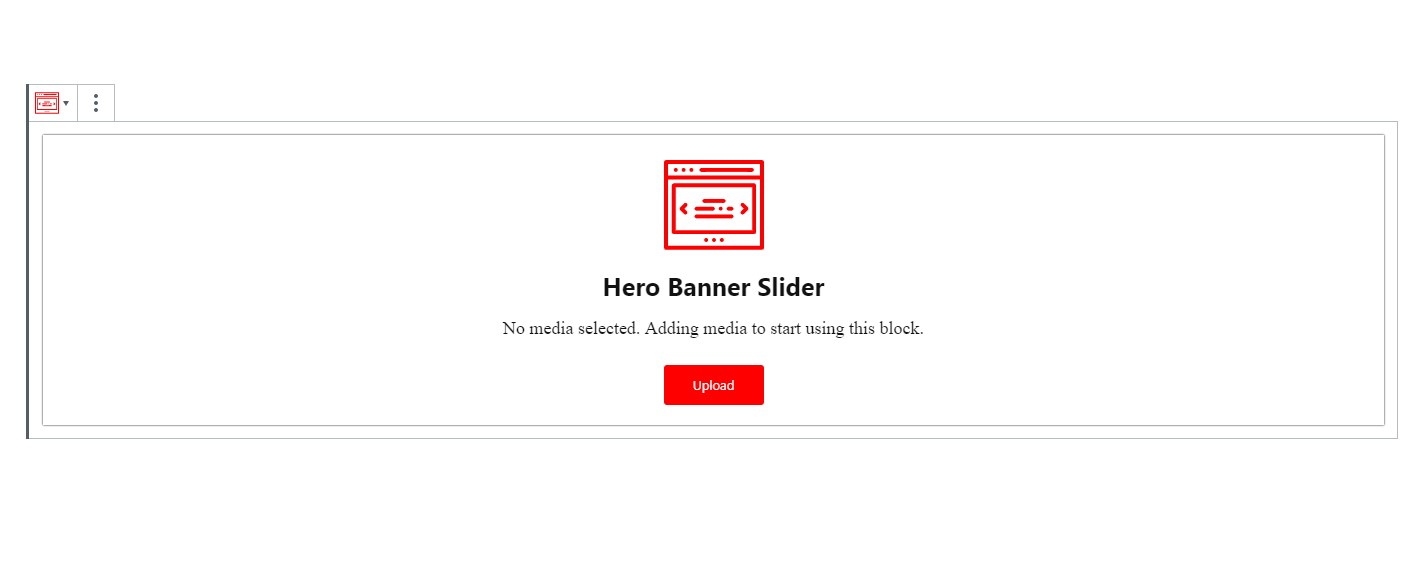 Add a Hero Banner slider Block - Screenshot 1