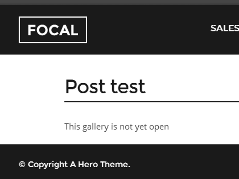 Additional options when editing a Heroic Gallery.