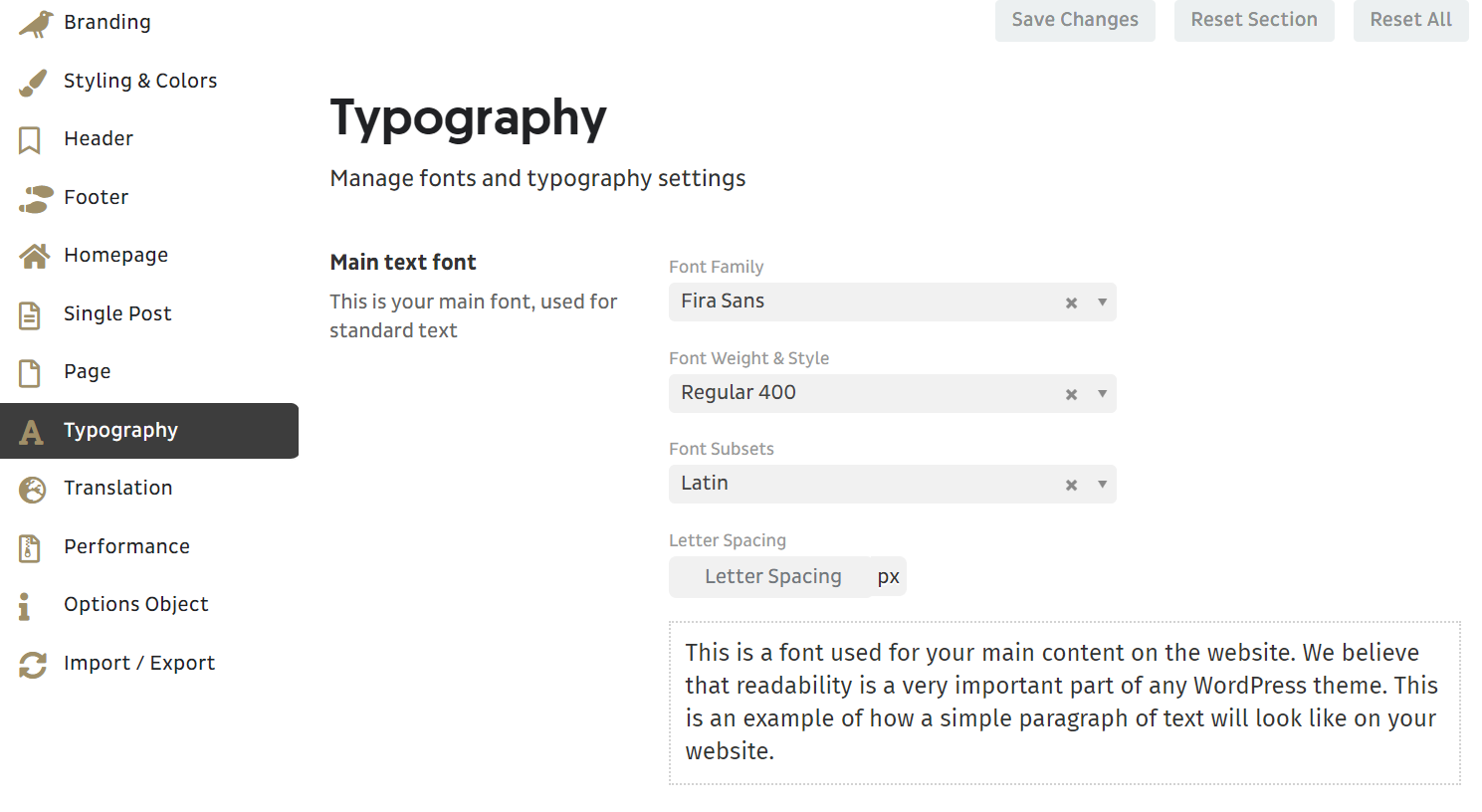 Pick a font you like.