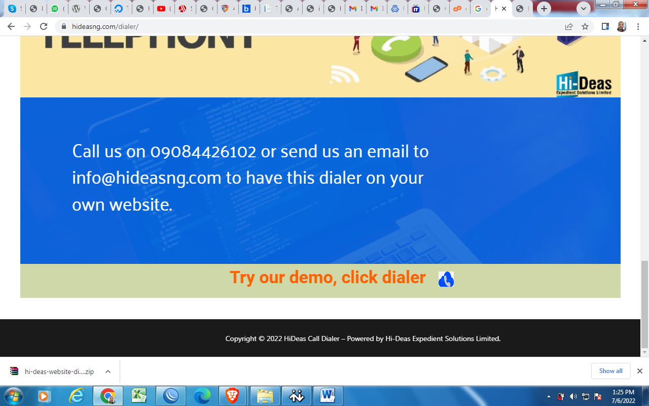Hi-Deas Dialer