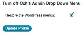 Option checkbox