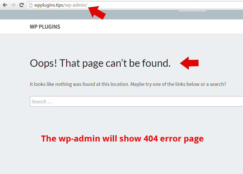Choose to hide the wp-admin and wp-login.php to increase the WordPress Security and hackers will get 404 errors