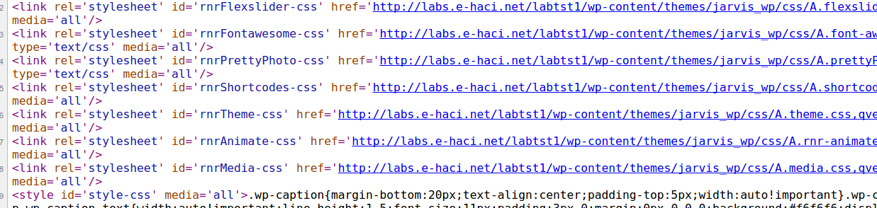 Source code sample (before)