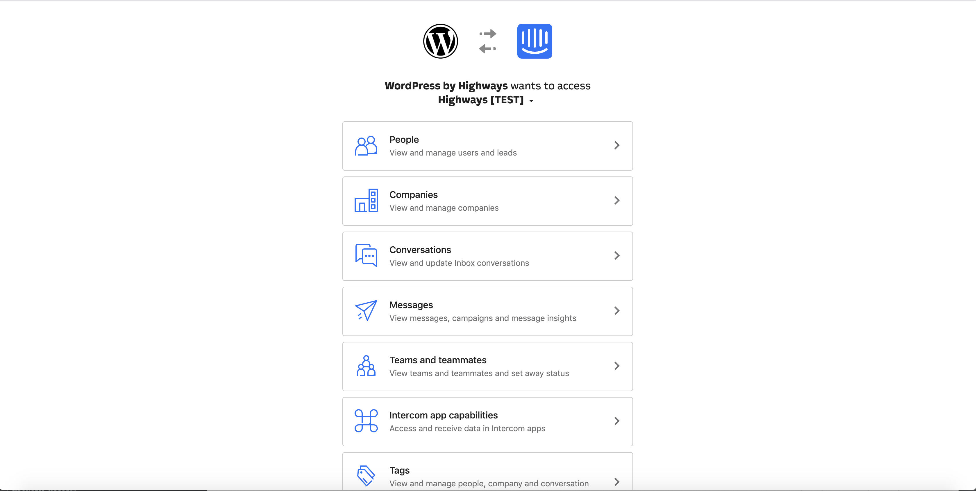 Simple installation via secure Intercom OAuth or direct API Key entry