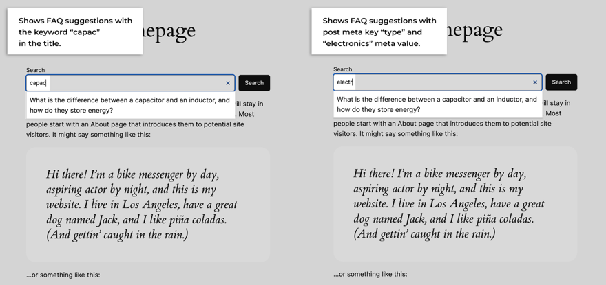 Example use case.