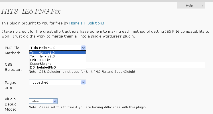 These are the various options you can select. After clicking save you are done!