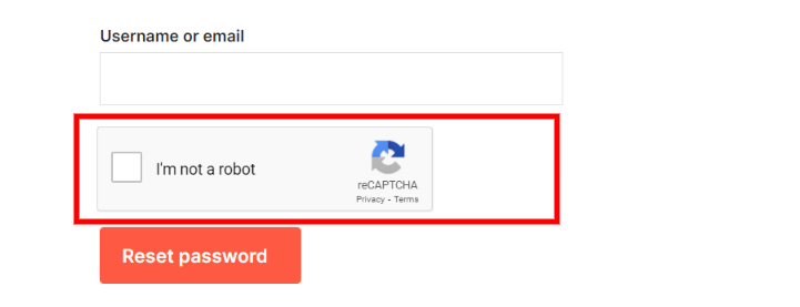BuddPress registration form Google reCAPTCHA.