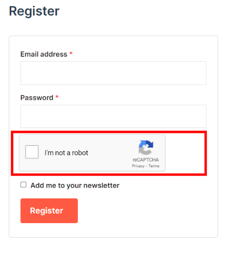 BuddyPress new group Google reCAPTCHA.