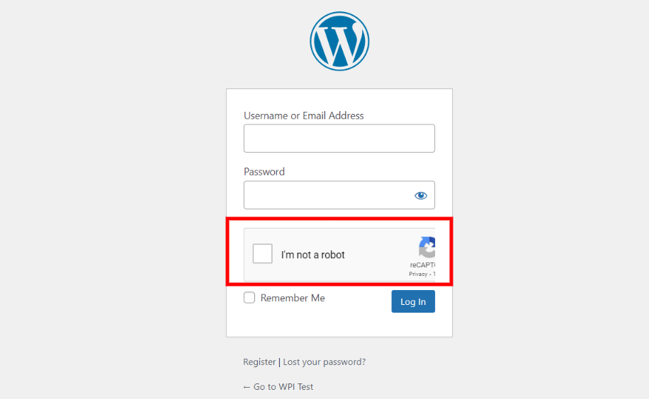 Mailchimp for WordPress Google reCAPTCHA.