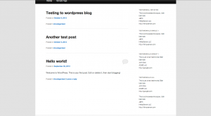 Sidebar demonstration