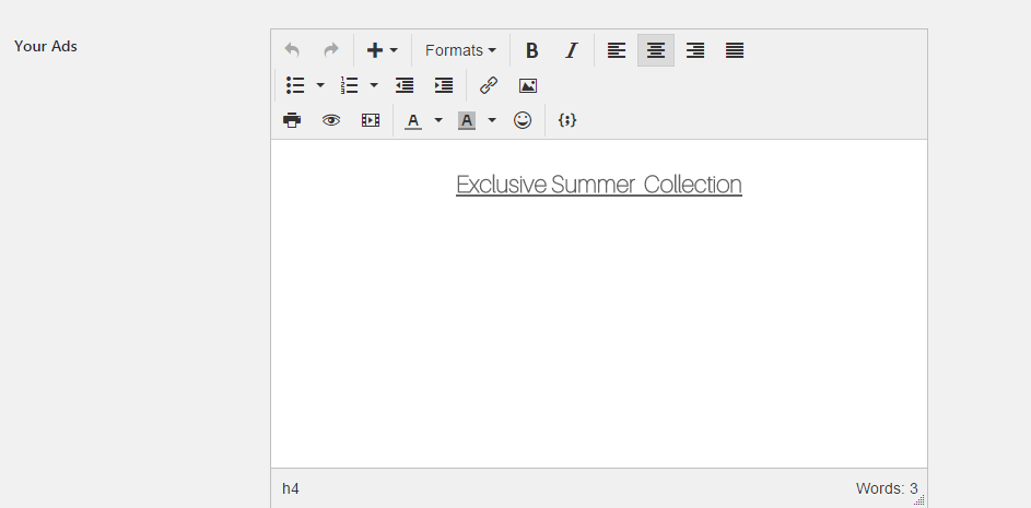 Config example