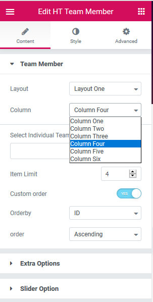 Visual Composer Addons Options