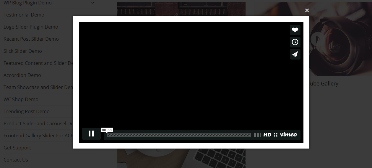 Popup view