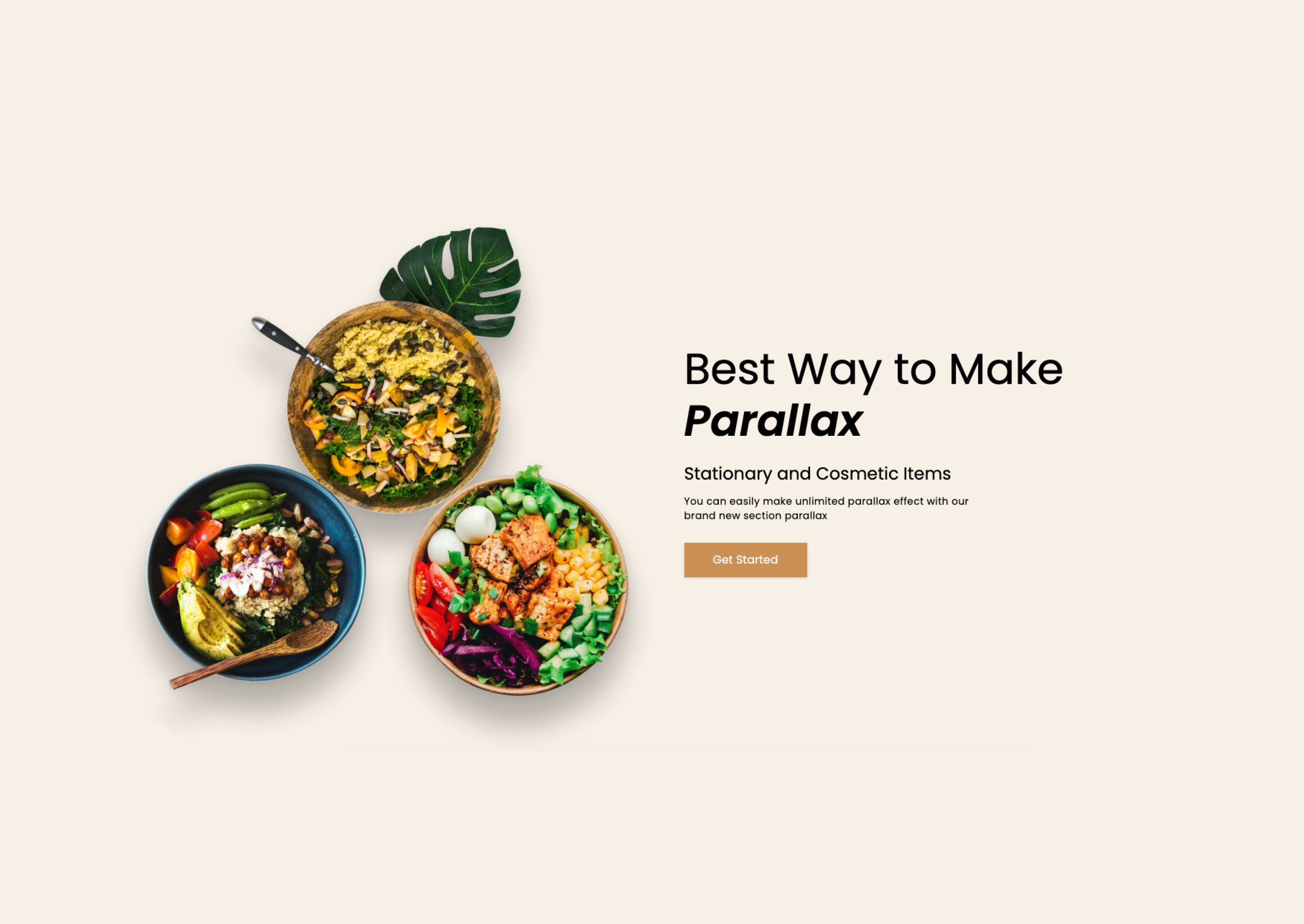 Advanced Parallax Widget.