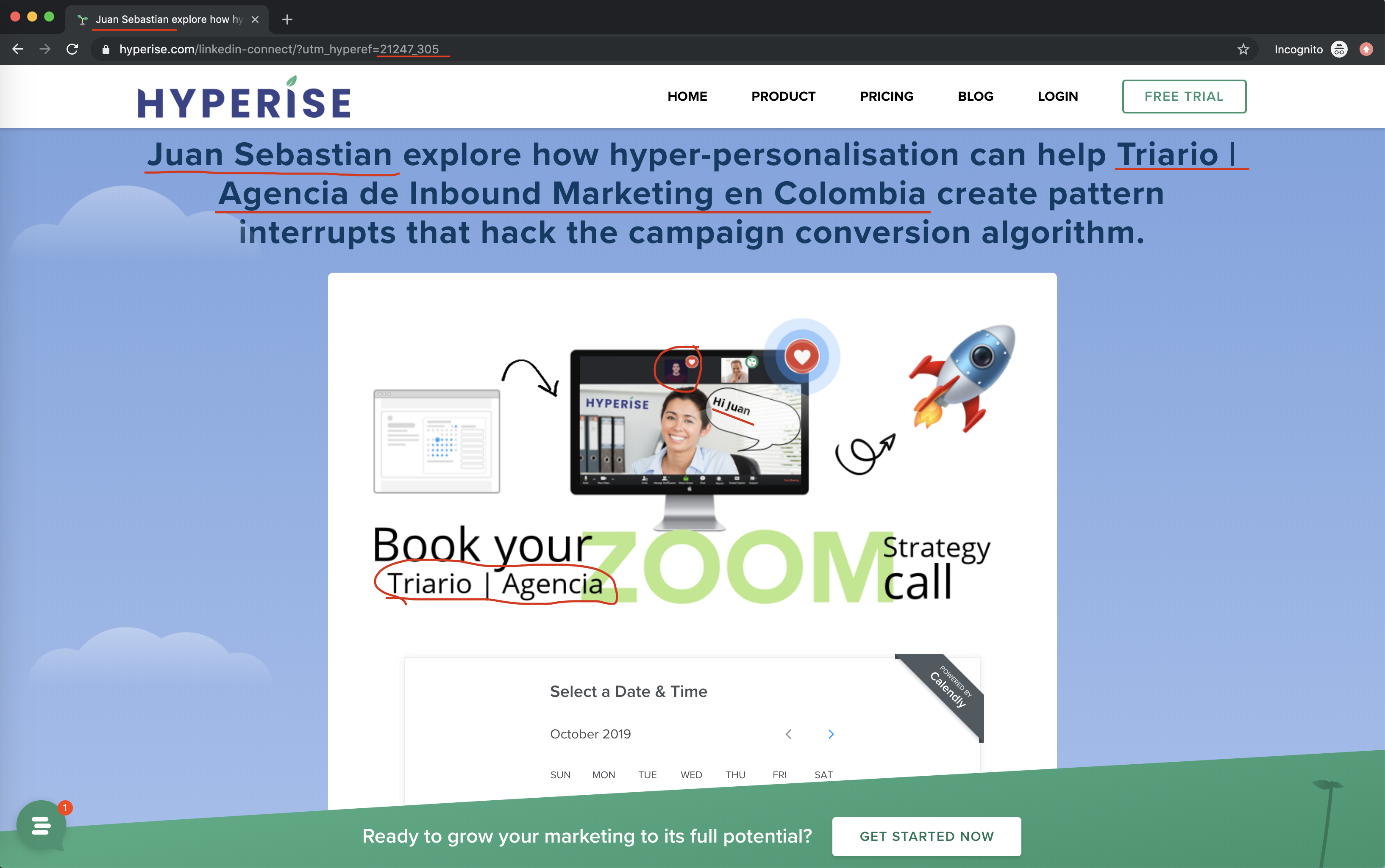 Personalised Post and Page text and image content to each visitor
