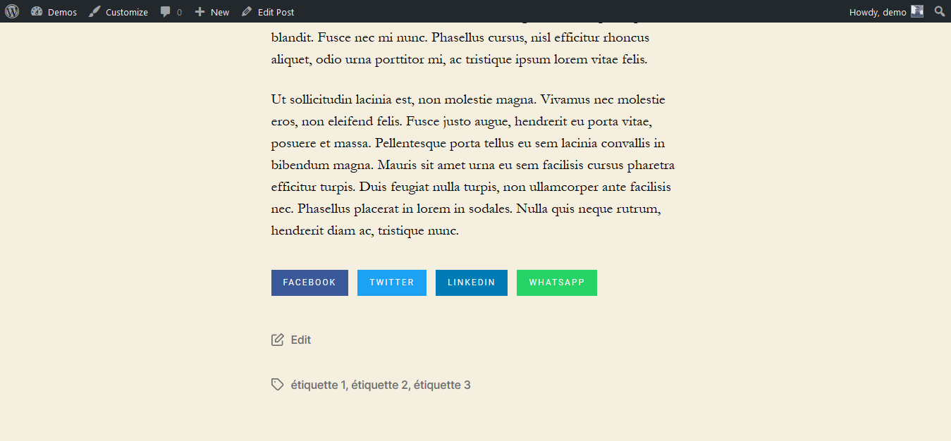 Default theme with no icons