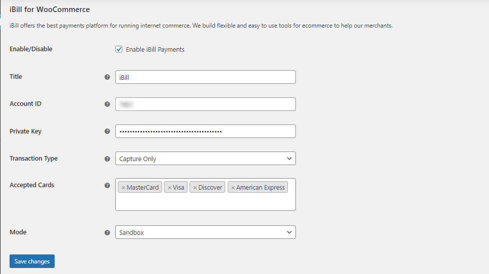 Manage Gateway Settings