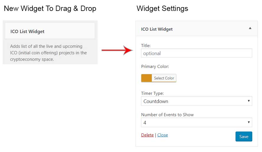 Add a Widget